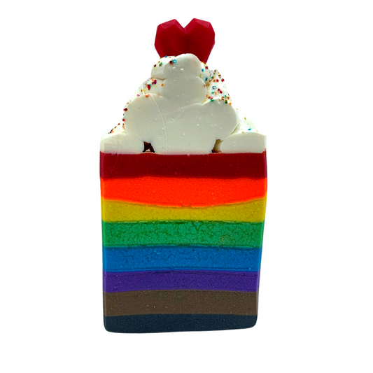 Rainbow Pride Frosted Soap